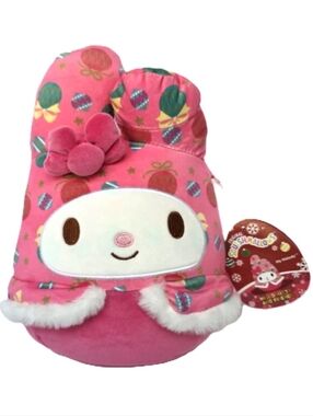 New! Squishmallows Hello Kitty & Friends My Melody Christmas 2025 Plush
